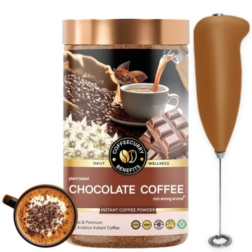 Coffeecurry Chocolate Coffee with Frother