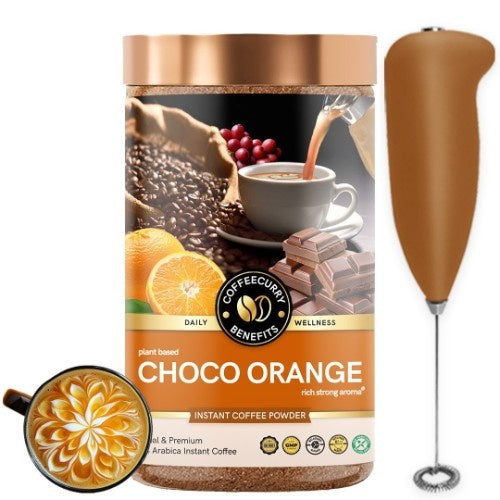 Coffeecurry Choco Orange Coffee with Frother
