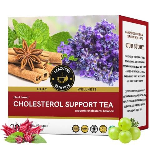 Teacurry Cholesterol Support Tea 3D Box