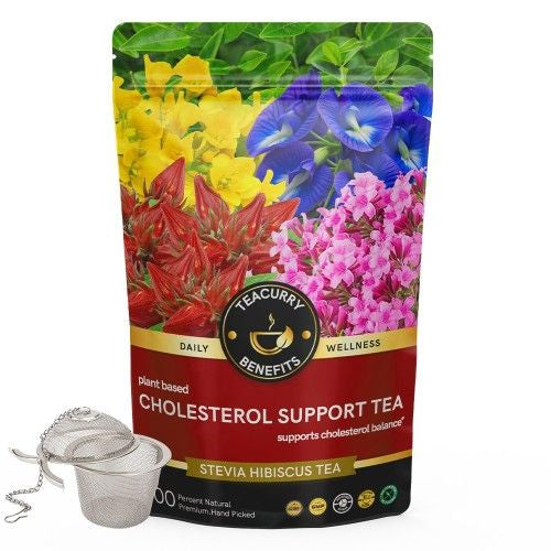 Teacurry Cholesterol Support Tea Pouch with Infuser