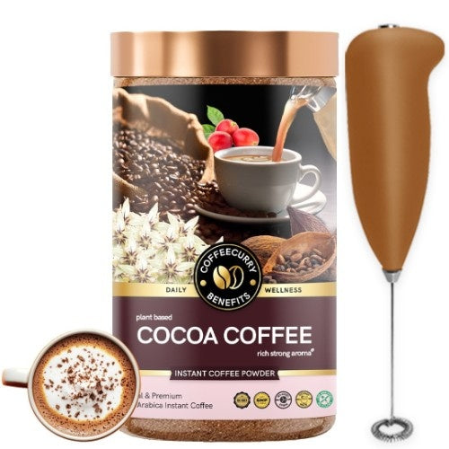 Coffeecurry Cocoa Coffee with Frother