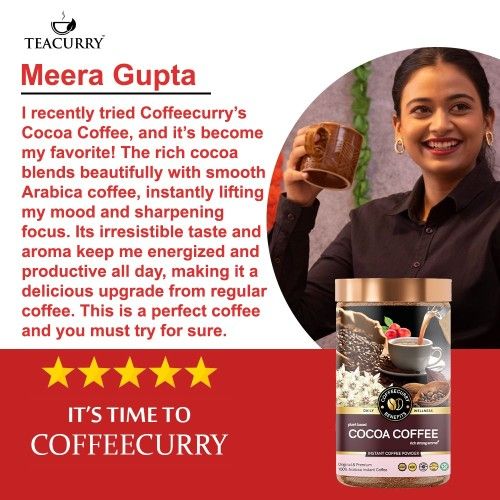 Coffeecurry Cocoa Coffee Testimonial Image