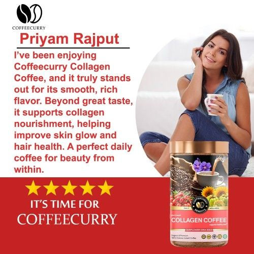 Coffeecurry Collagen Coffee Testimonial Image