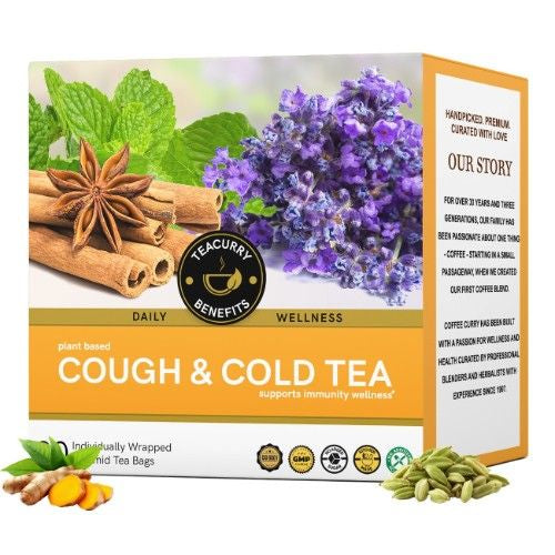 Teacurry Cough & Cold Tea 3D Box