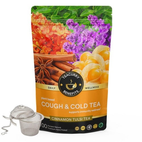 Teacurry Cough & Cold Tea Pouch with Infuser
