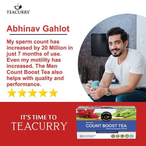 Teacurry Count Boost Tea Testimonial Image