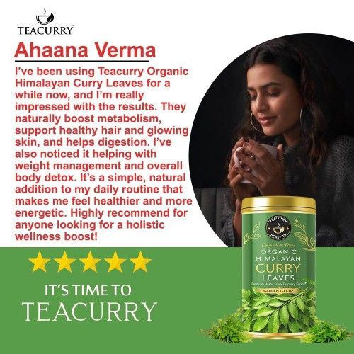 Teacurry Organic Himalayan Curry Leaves Testimonial 