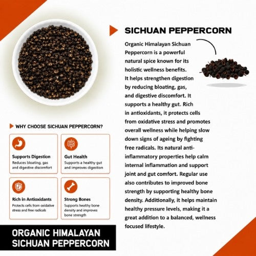 Ingredients of Teacurry Organic Himalayan Sichuan Peppercorn