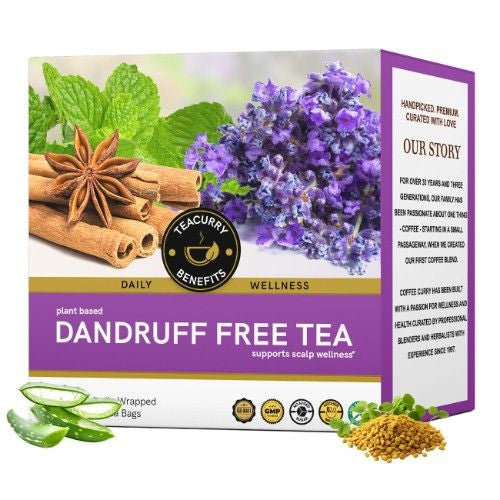 Teacurry Anti Dandruff Tea 3D Box