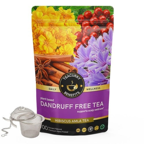 Teacurry Anti Dandruff Tea Pouch with Infuser