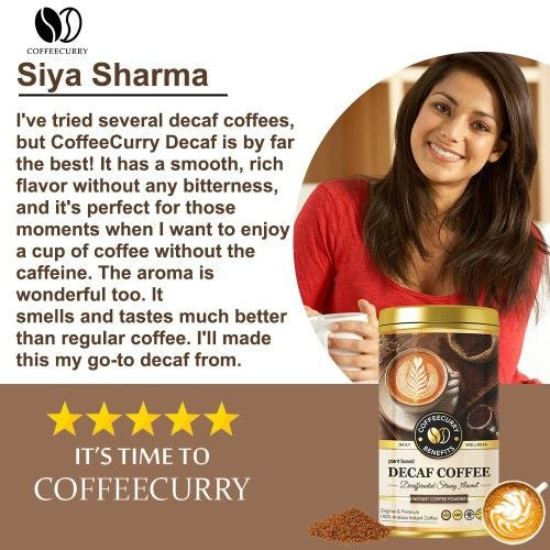 Coffeecurry Decaf Coffee Testimonial 
