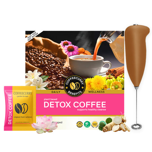 Detox Coffee premix with frother