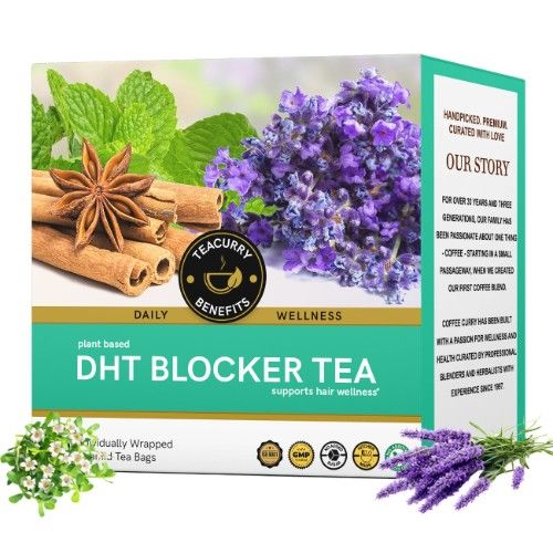 Teacurry DHT Blocker Tea 3D Box