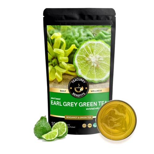 Teacurry Earl Grey Green Tea  - lose pack 