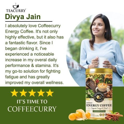 Coffeecurry Energy Coffee Can Testimonial 