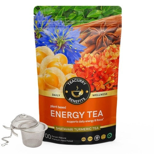 Teacurry Energy Tea Pouch with Infuser