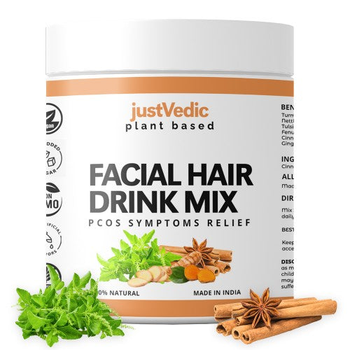 Justvedic Facial hair drink mix