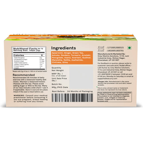 Teacurry Facial Hair Tea Back Image