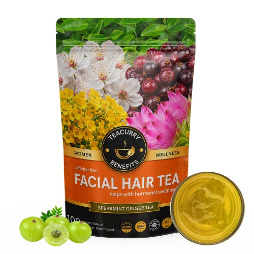 Teacurry Facial Hair Tea - Pouch Image