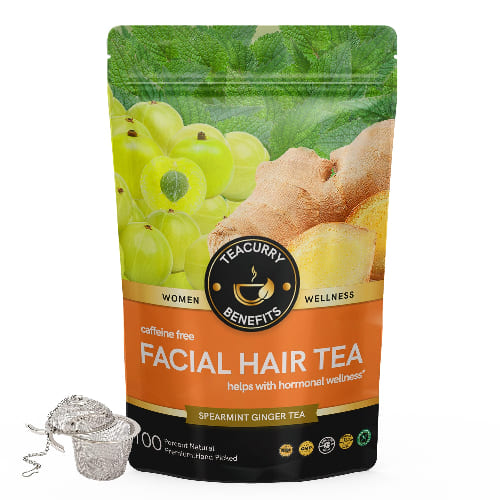 Teacurry Facial Hair Tea Pouch with Infuser