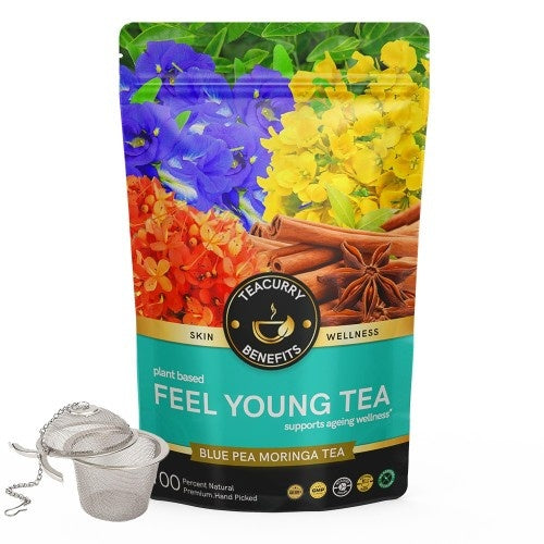 Teacurry Feel Young Tea Pouch with Infuser