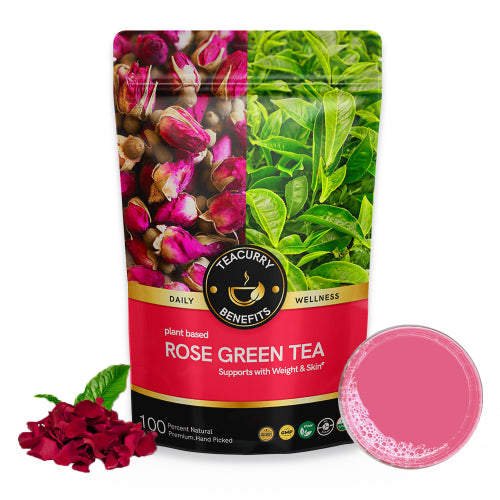 Teacurry Rose Green Tea Pouch 