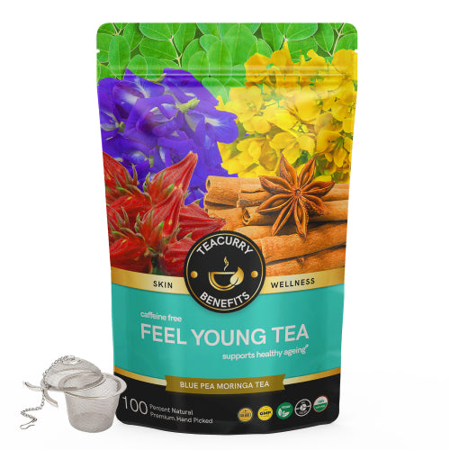 Teacurry Feel Young Tea Pouch with Infuser