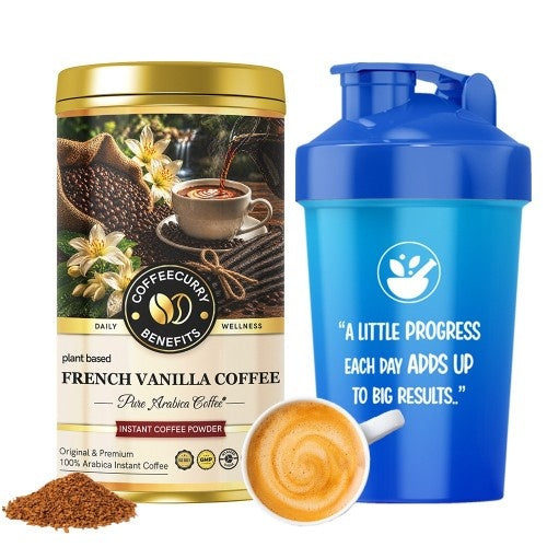 Coffeecurry French Vanilla Instant Coffee Powder 