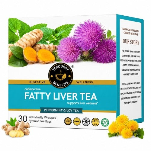 Teacurry Fatty Liver Tea Tea box 