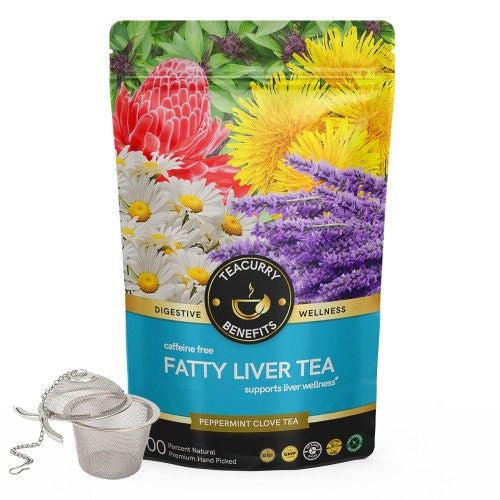 Teacurry Fatty Liver Tea Pouch with Infuser