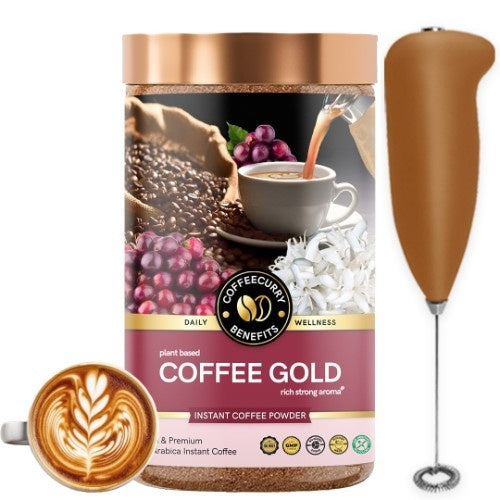 Coffeecurry Coffee Gold Coffee with Frother