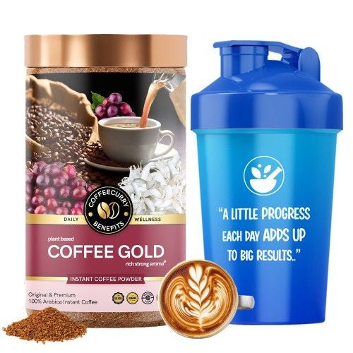 Coffeecurry Coffee Gold Coffee with Shaker