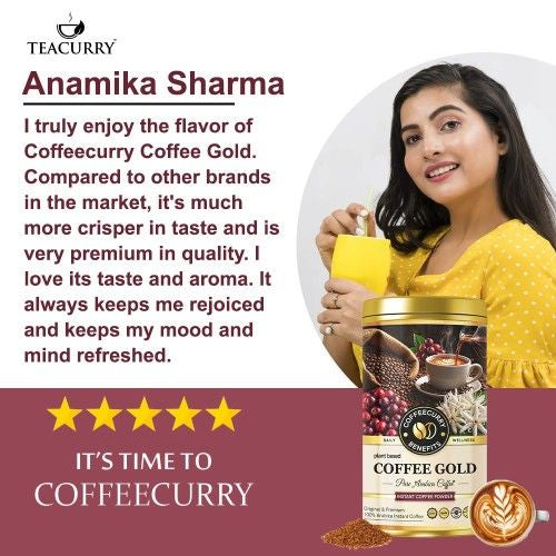 Teacurry Gold Instant Coffee Powder Testimonial 