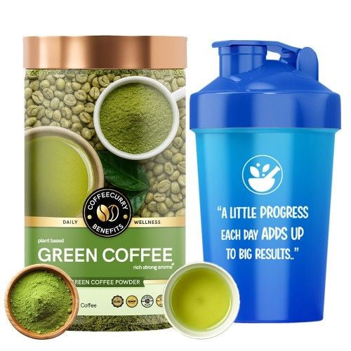 Coffeecurry Green Coffee Powder with Shaker