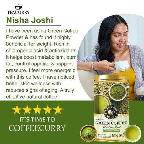 Testimonial Review of Coffeecurry Green Coffee Powder