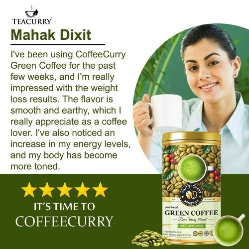 Testimonial Review of Coffeecurry Arabica Green Coffee Beans 
