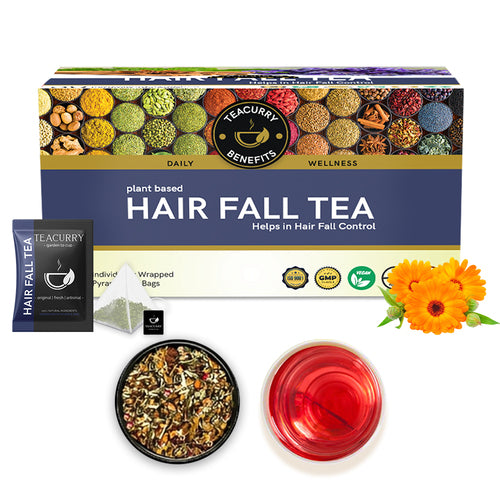 Buy Hair Fall Tea - Solution for Hair Fall Control, Reduce Bald Patches