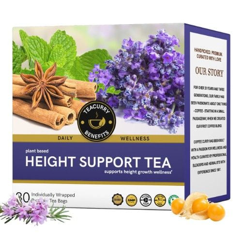 Teacurry Height Support Tea 3D Box