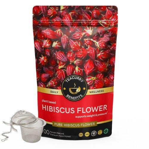 Teacurry Hibiscus Flower Tea Pouch with Infuser