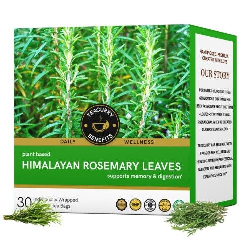 Teacurry Himalayan Rosemary Tea 3D Box