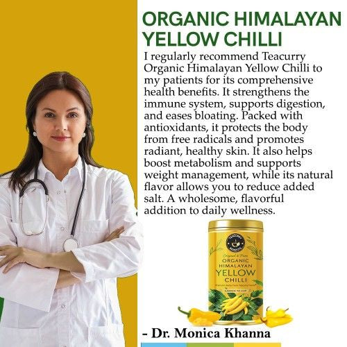 Teacurry Organic Himalayan Yellow Chilli Doctor Recommends