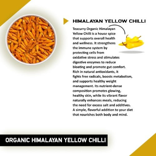 Teacurry Organic Himalayan Yellow Chilli Benefits