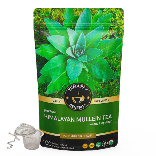 Teacurry Himalayan Mullein Tea Pouch with Infuser