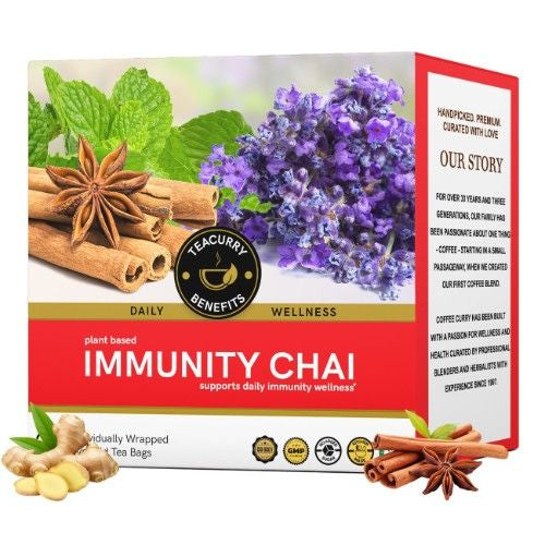 Teacurry Immunity Chai 3D Box