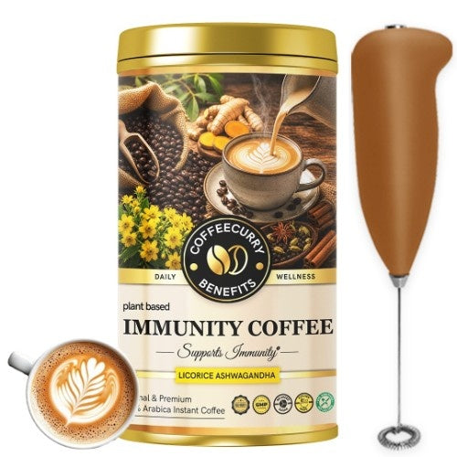 Coffeecurry Immunity Coffee with Frother 