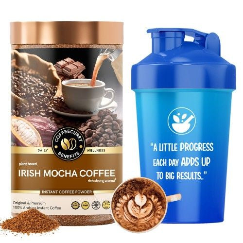 Coffeecurry Irish Mocha Coffee with Shaker