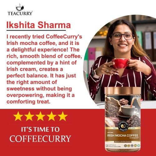 Coffeecurry Irish Mocha Coffee Testimonial Image