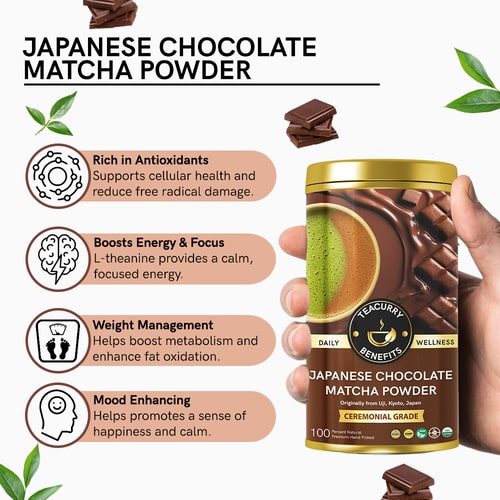 Benefits of Teacurry Japanese Chocolate Matcha Powder