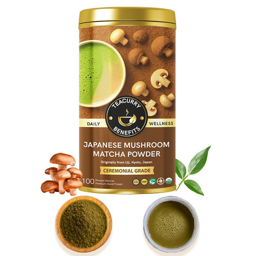 Teacurry Japanese Mushroom Matcha Powder