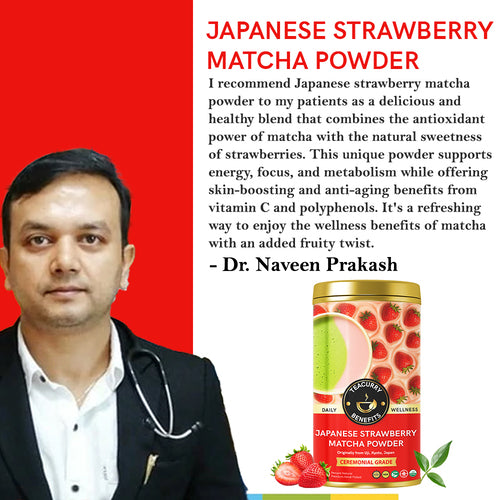 Teacurry Japanese Strawberry Matcha Powder - Review by Dr. Naveen Prakash